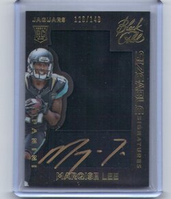 39. Marqise Lee, 2014  Panini Black Gold, Jersey Patch Auto, 126 of 149.jpg