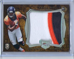 77. Cody Latimer, 2014 Topps Bowman Sterling, Jersey Patch, 71 of 75.jpg