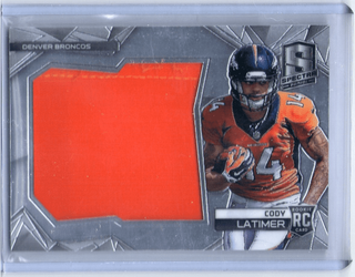 Cody Latimer, 2014 Panini Spectra, Jersey Patch Standard, 107 of 199.PNG