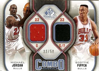 2009-10 SP Game Used Combo Materials Pippen-Jordan 33of50.jpg