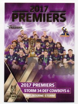 2017 Traders Premiers Cameron Smith Team #18 Front.jpg