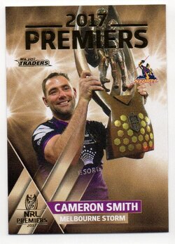 2017 Traders Premiers Cameron Smith Gold #12 Front.jpg