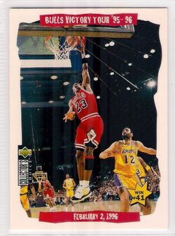 1996-97 Collector's Choice #25 - Michael JordanVlade Divac VT.jpg