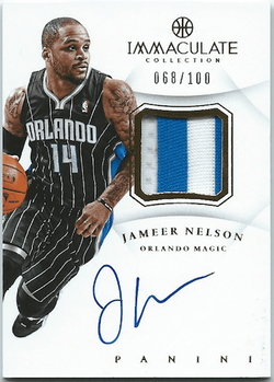 2012-13 Panini Immaculate #AP-JN Jameer Nelson 068:100.png