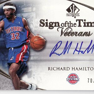 Richard Hamtilton 2005-06 SP Authentic Sign of the Times Veterans #70-75 Beckett Value $25.jpg.JPG