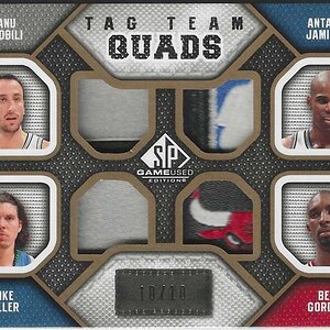 2009-10 SP Game Used Tag Team Quads TQ-6THM 10of10 front.jpg